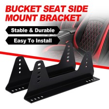 Pair Universal Racing Bucket Seat Side Mounts Fit For OMP Sparco Cobra etc