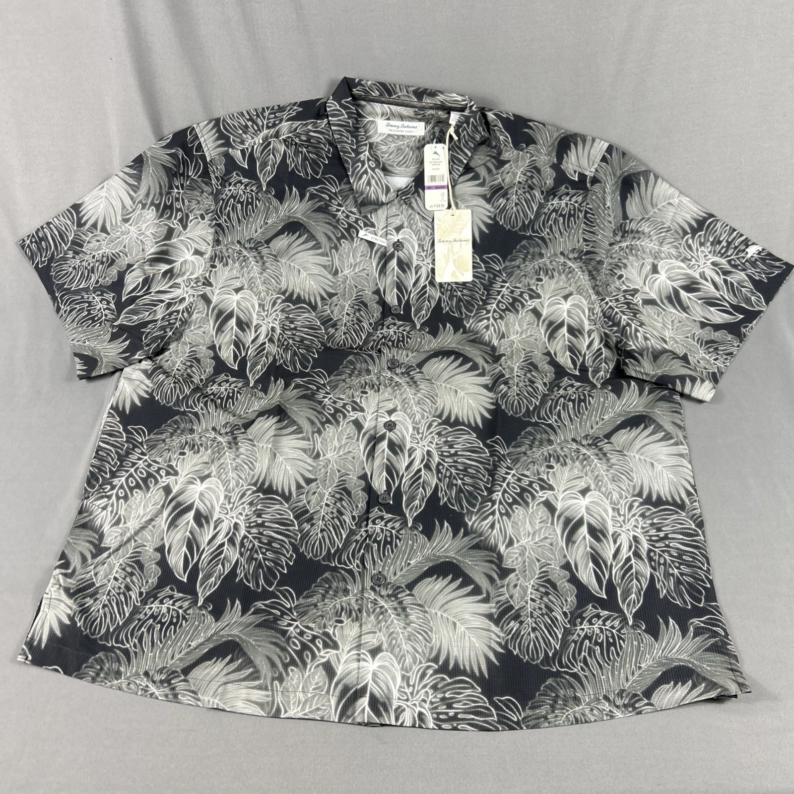 Tommy Bahama Shirt Hawaiian Luminescent 2XLB Black Polyester Spandex MSRP $168
Opens in a new window