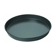 14-Inch Deep Dish Pizza Pan, Nonstick Carbon Steel Bakeware for Chicago-Style...