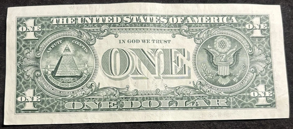 2021 Boston $1 Bill June 6th 1945 Birthday/Anniversary Fancy Note - Image 2 of 2