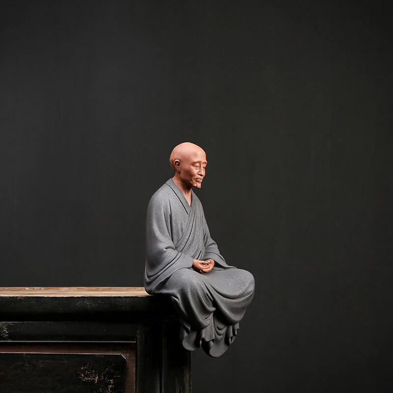 Bonze Hongyi историческая фигурка статуэтка ручной работы Исин Зиша чай домашнее животное исследование деко - Изображение 2 из 4