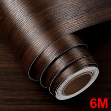 6m Self Adhesive Kitchen Worktop Covering Vinyl Wrap Cupboard Door Desk Stickers