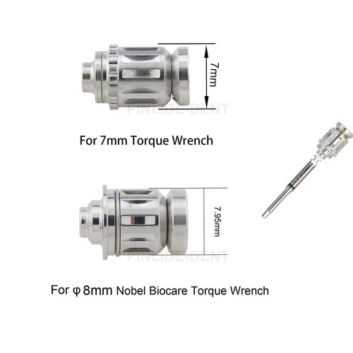 Universal Implant Torque Wrench Adapter 7mm 8mm for Nobel Biocare