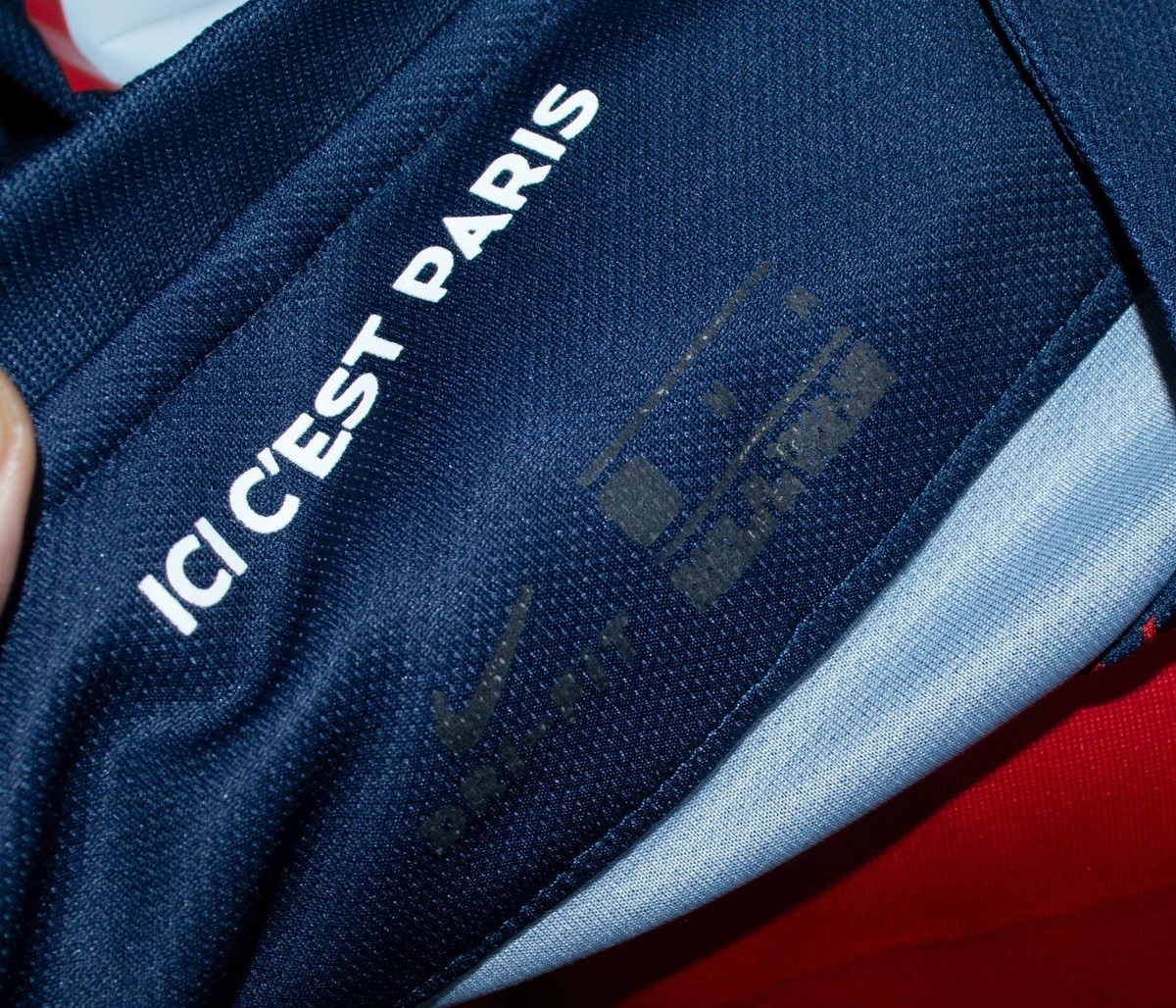 Maillot PSG 2016/2017 – Angel Di Maria – Homme – Taille M – Nike – Bleu – Occasion