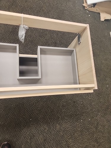 Signature Hardware SH66103532NF Siena 80-795×550×450(MM) Wall Hung Double Drawer - Picture 5 of 6