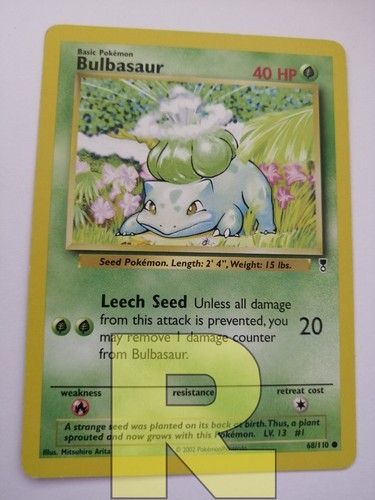 Bulbasaur ® Legendary Collection 68/110 ® Comune ® Pokemon ® Inglese EX - Picture 5 of 6