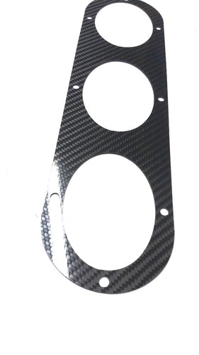 Real CARBON FIBER 2p Universal Car Rear Bumper Race Air Diversion Diffuser Panel - Foto 6 di 8