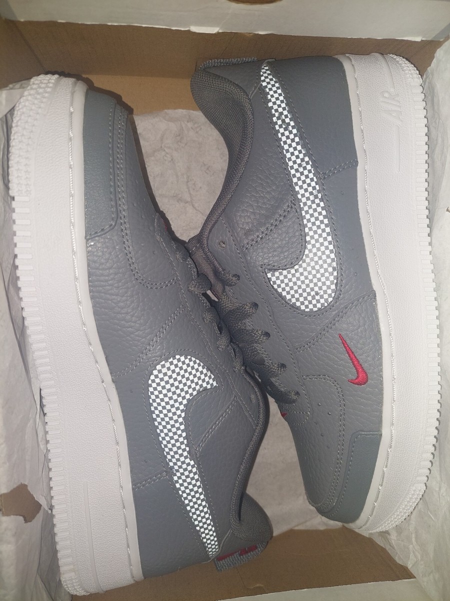 Nike Stockx Reflective Nike Air Force Low 07 Lv8 Smoke Grey Red