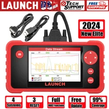 Launch CRP123 OBD2 Scanner Check Engine AT ABS SRS Car Diagnostic Scan Tool US