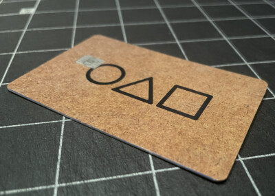 Shapes Card Skin - Waterproof and UV Resistant - Laminated - Squid Games
