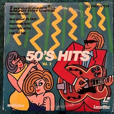 Laser Karaoke 50's Hits vol 2 - 8" Laserdisc buy 6 for Free Shipping