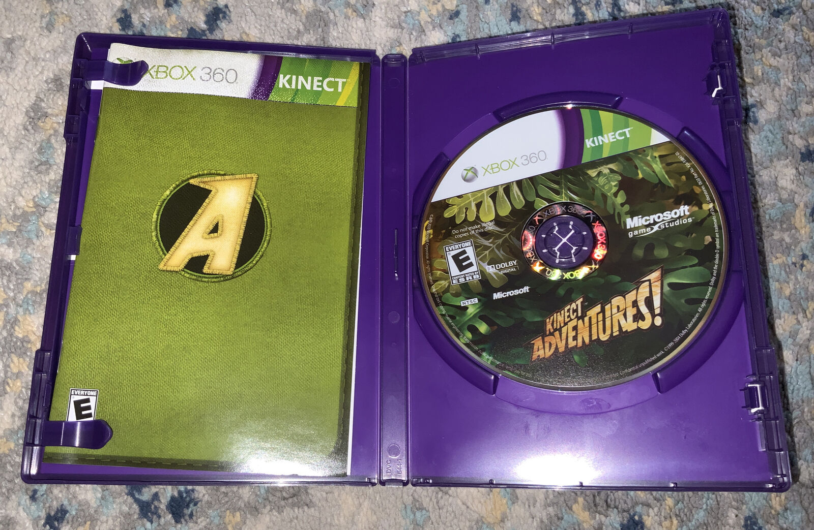 Kinect Adventures Xbox 360 Xbox One Compatible Video Game Complete W/  Manual