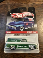 2009 Hot Wheels - '64 GMC Panel - 34/34 - Slick Rides - Real Riders Quaker State