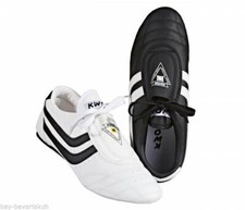 KWON® Chosun Schuhe Sneaker Trainingsschuhe weiß schwarz Kickboxen Karate TKD 