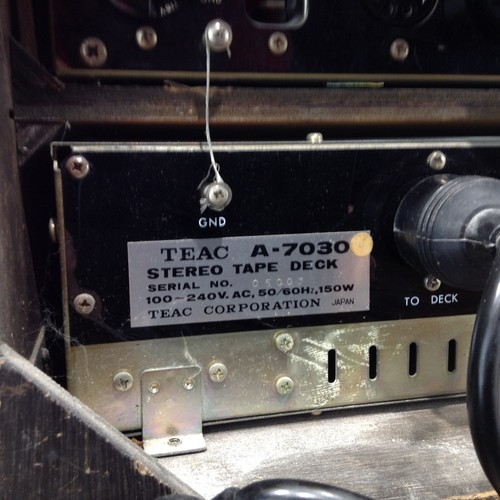 UNTESETED - FOR PARTS / REPAIR: TEAC A-7030U Reel to Reel Stereo Tape Recorder - Picture 23 of 23