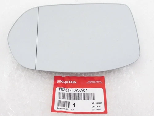 Genuine OEM Honda 76253-T0A-A01 Driver Side Mirror Glass 16-18 HR-V & 12-16 CR-V