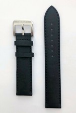Original Tissot Quickster T095410A T095417A Black Leather 19mm Watch Band Strap 