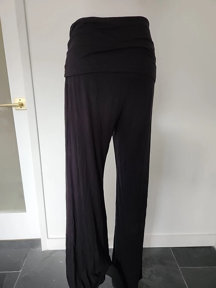 NWT Maternal America Pregnancy Maternity Lounge Pants Black Size M Made In USA - Image 3 of 4