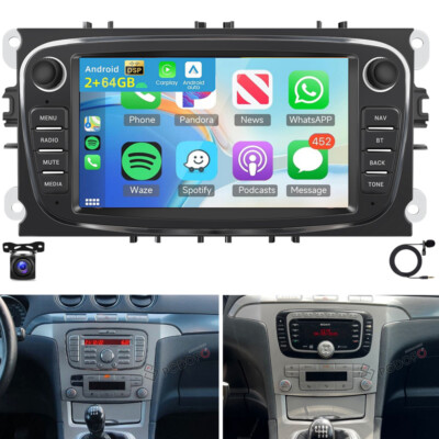 KAM+ Autoradio Für Ford Galaxy WA6 2008-2015 Android 15 GPS Navi Carplay 2+64GB