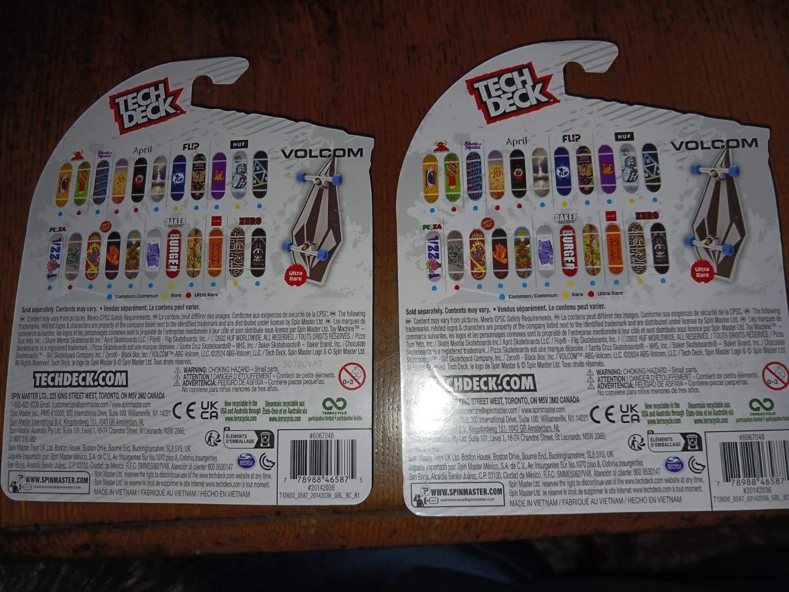 Tech Deck Rarest Board Lot of 2 Tech Decks Ultra Rare Volcom Logo Boards New/Sealed | eBay