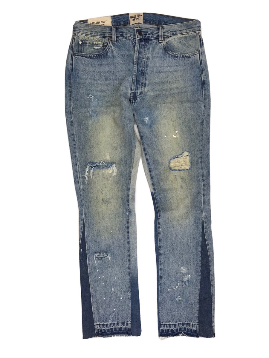GALLERY DEPT. | LA FLARE BLUE DENIM JEANS デニム ジーンズ GALLERY DEPT. 90210 LA FLARE | WASHED DENIM