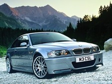 Cars bmw m3 csl Desk Mat Stitched