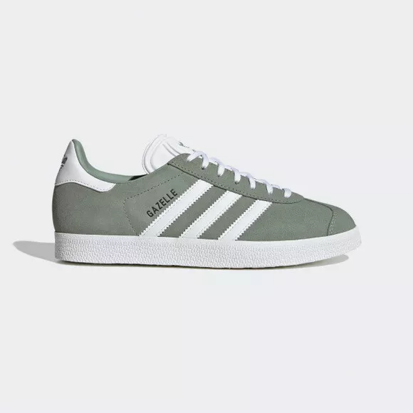 Nuove scarpe da ginnastica Adidas donna Gazelle verde argento IG5790