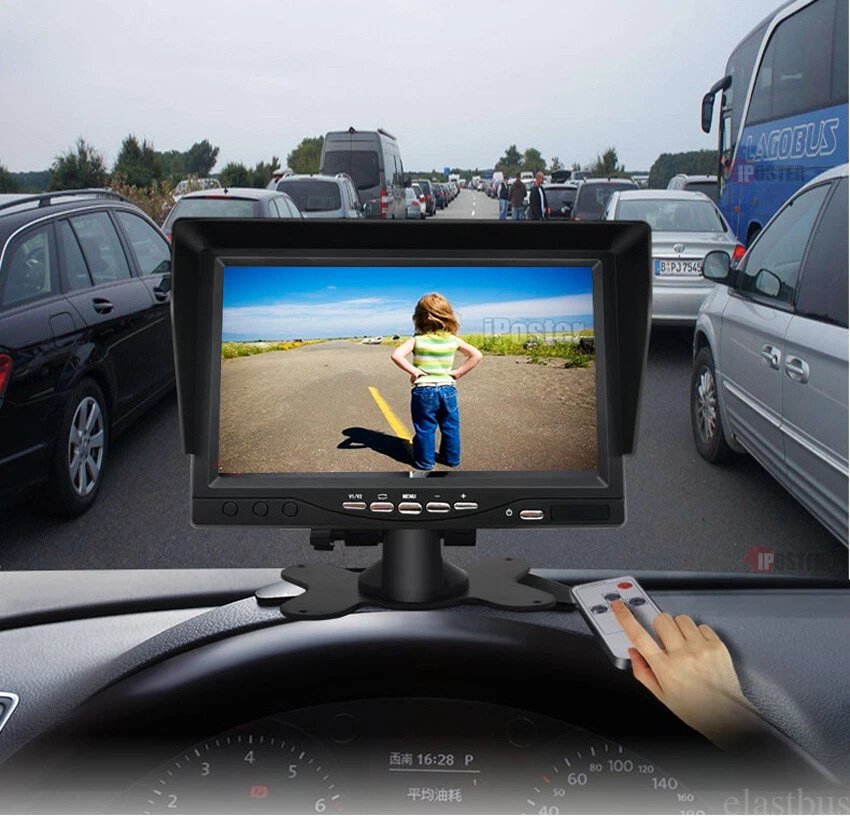 7" Monitor 4 PIN HD 2X 700TVL Sony IR CCD Reversing Camera For Truck Caravan Kit - image 2 of 4