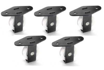 x Securit Single Plate Pulley Indoor Outdoor Washing Line Pulley