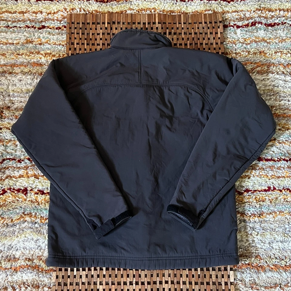 Vintage Patagonia Regulator R4 Fleece Soft Shell Jacket Black Medium Made in USA - Image 2 of 3