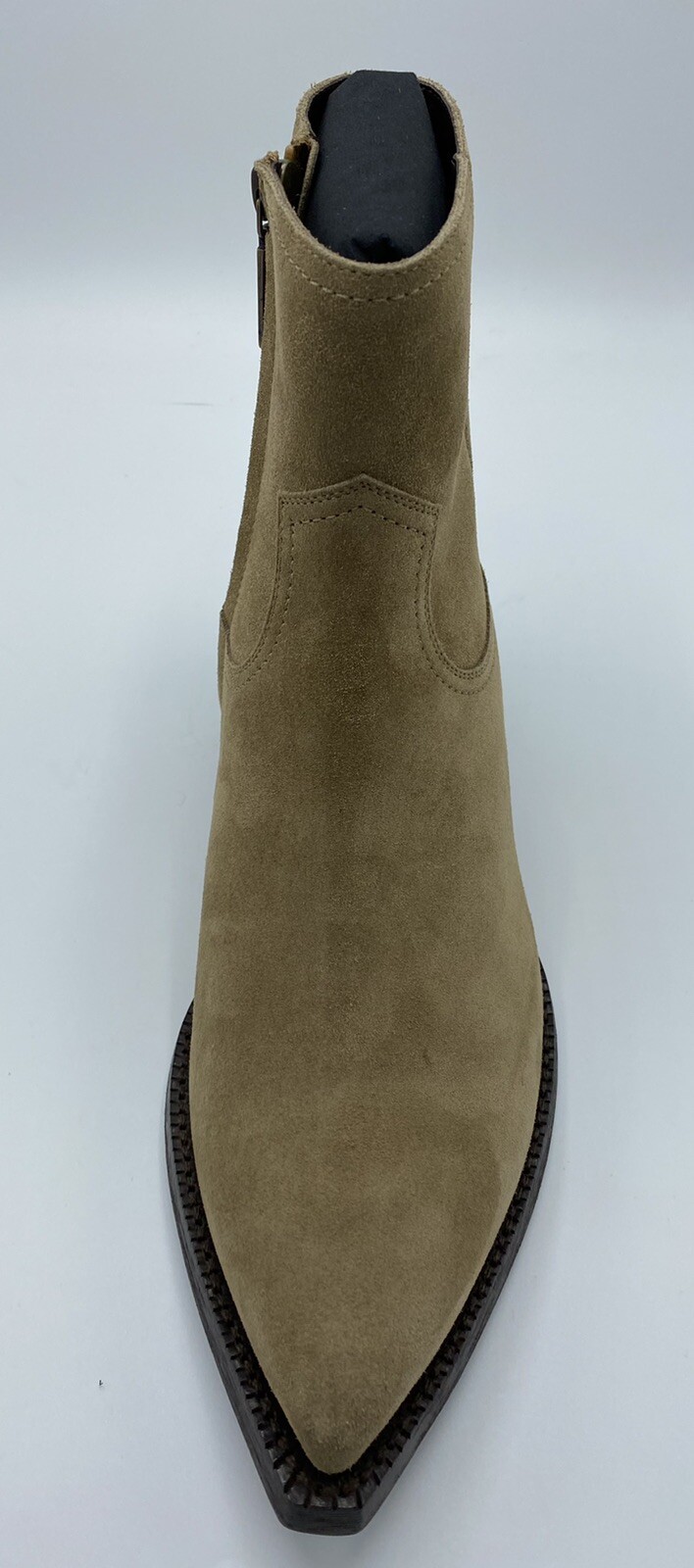 Stivali Saint Laurent in camoscio kaki da $1.200 taglia US 10 Made in Italy