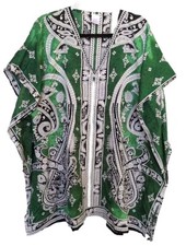 Kaftan Dress Hippy Boho Indian Women Tunic Nightgown Coverup 100 Polyester 1 Sz