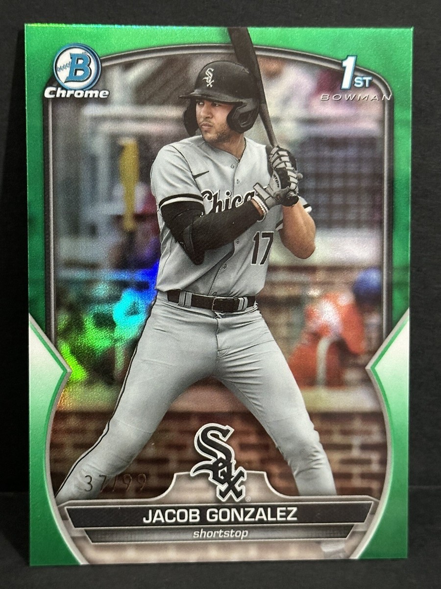 2023 Topps Chrome Bowman Draft 1st Bowman Jacob Gonzalez Green 