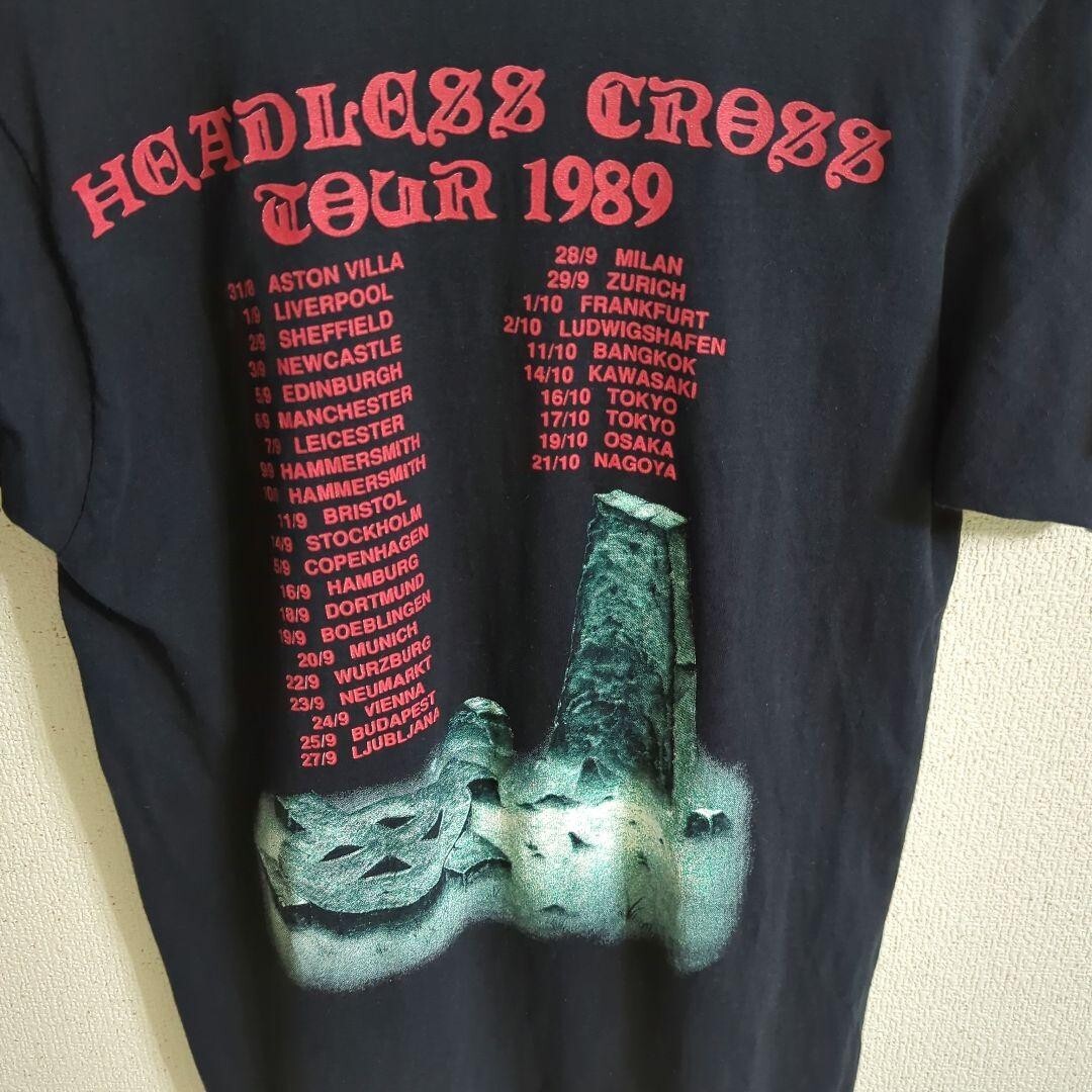Rare 80s BLACKSABBATH Vintage World Tour T-shirt HEADLESS CROSS TOUR 1989  Size S