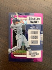 2022 Panini Chronicles Contenders Optic Purple Mojo #9 Jake Meyers 11/99