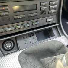 E46 Ashtray Voltmeter + Quick Charge USB-C Po...