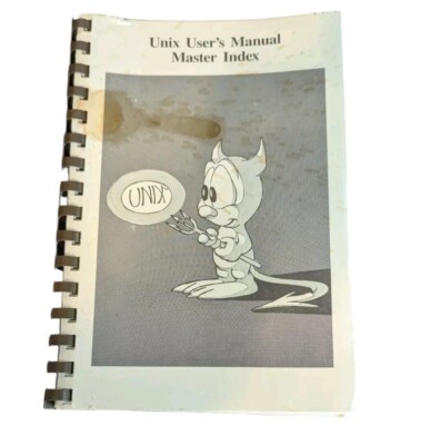Unix User's Manual Master Index Berkeley Software Distribution (1986)