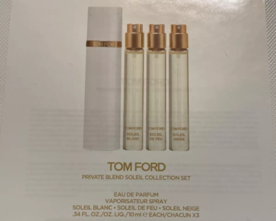 Tom Ford Private Blend Soleil 4pc set Perfume oz 10ml New
