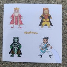 Kingdomino Queendomino Board Game - King Sticker Pack; Game Boy