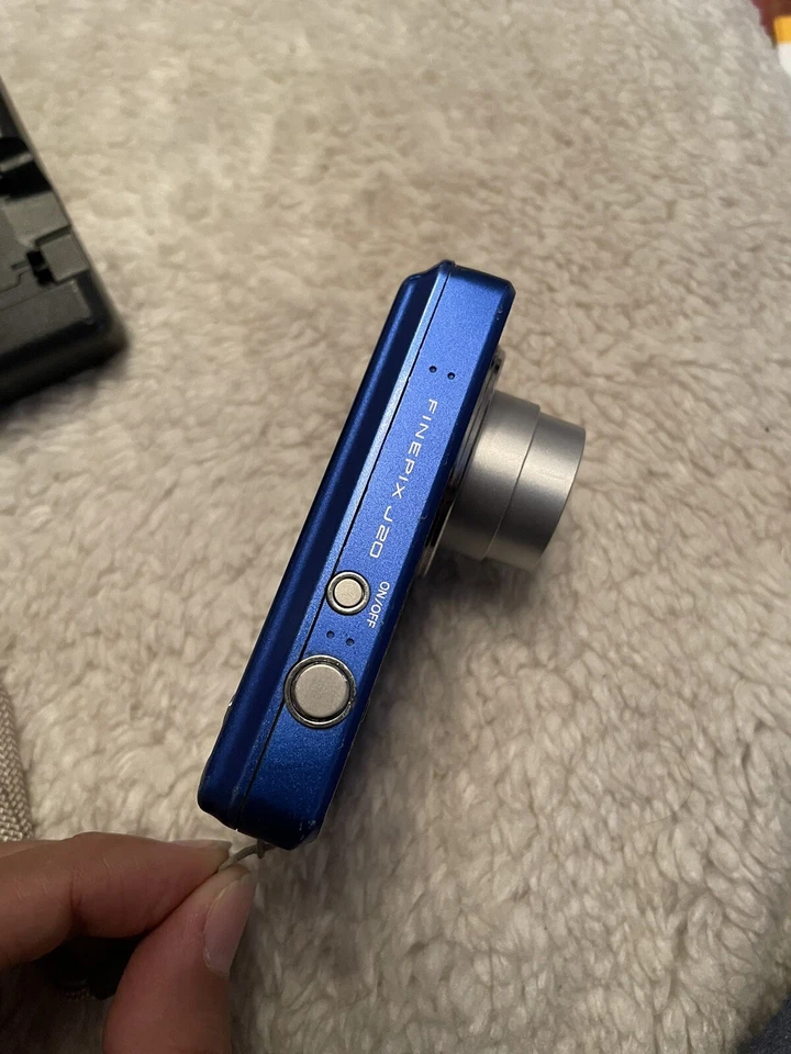 FujiFilm FinePix J20 10MP Digital Compact Kamera Blau - Bild 4 von 4