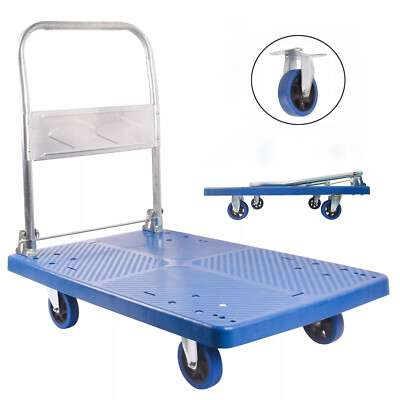 440LBS Folding Hand Truck Luggage Cart Dolly Trolley Moving Platform Hand Truck