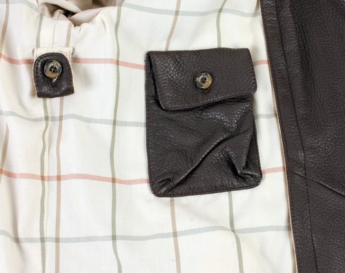 Loro Piana Deer Leather Jacket w/ Removable Cashmere Lining - M - $6000 Retail - Picture 18 of 24