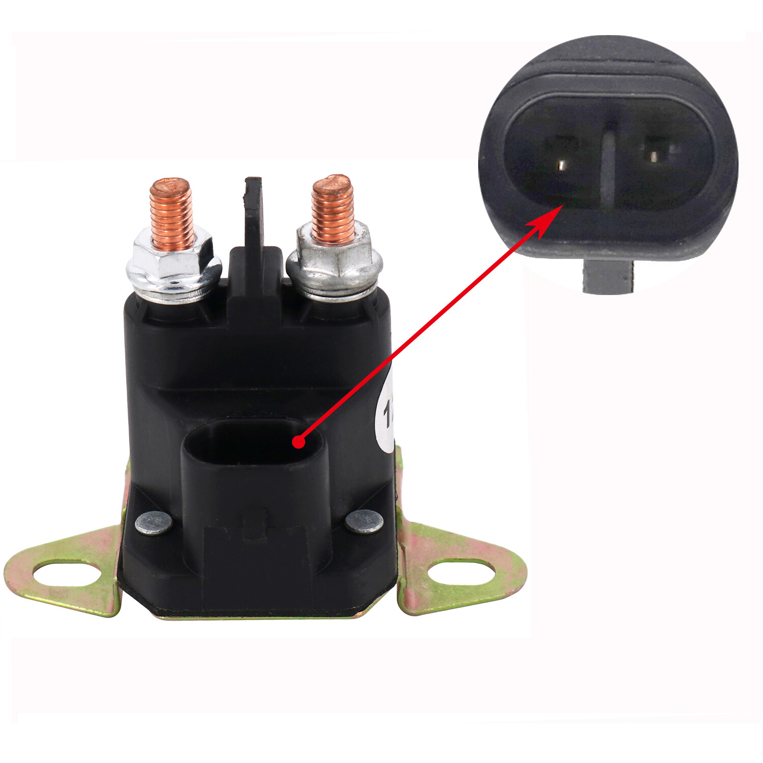 12V Starter Relay Switch 7CM-1221-212-51 M008904-000 for Trombetta Lawn Mower