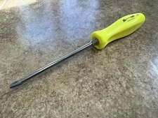 🟡 NEW Snap-On RARE HI-VIZ Hard Handle #3 Phillips Screwdriver SDDP63IRA