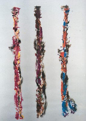 Ely Bielutin, Titel: Gespräch, 1991, Lithographie (X/XXX), handsigniert, 70x50cm