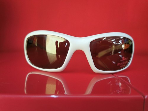 Occhiale da sole bianco perla lente ambra specchiata BERTONI FT138C - Foto 3 di 3
