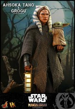 Star Wars Mandalorian Ahsoka Tano & Grogu DELUXE Set 12 Hot Toys 1 6 Figure