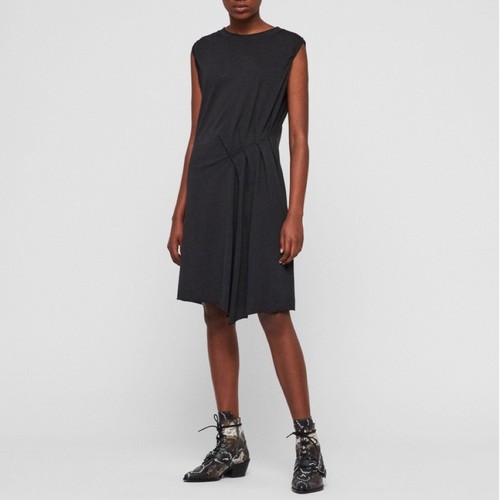 All Saints Black Duma Asymmetrical 