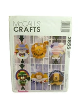 McCall's Sewing Pattern 2655 Straw Hat Occasion Wreaths Welcome Baby Puppy Bunny