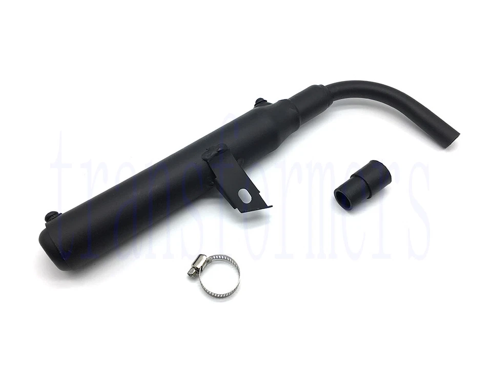 Tubo de escape silenciador Yamaha PW50 PY50 + sello de goma + abrazadera piezas de motocicleta peewee Foto 4 de 4